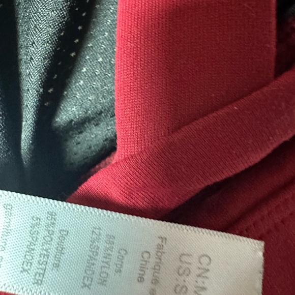 Women's Red Sports Bra - Picture 5 of 5